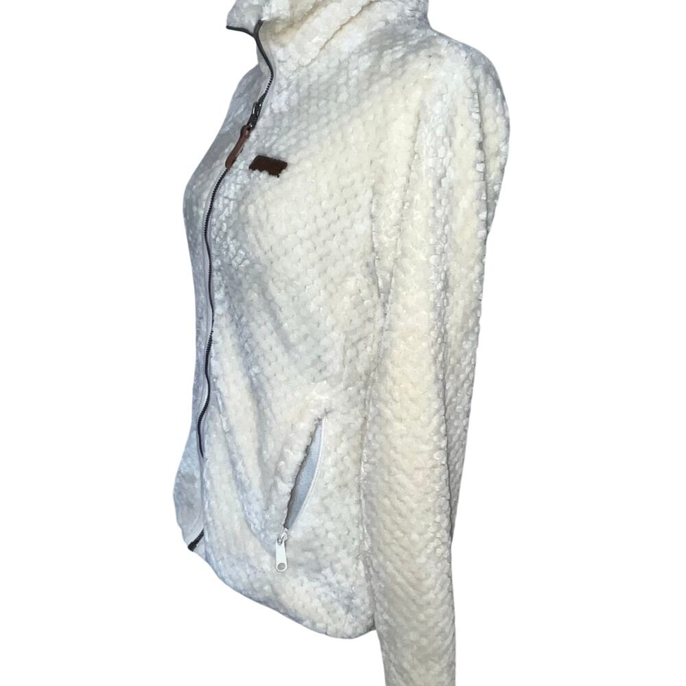 Columbia Women's Fire Side II Sherpa Full Zip Fleece chalk XS - Picture 3 of 10
